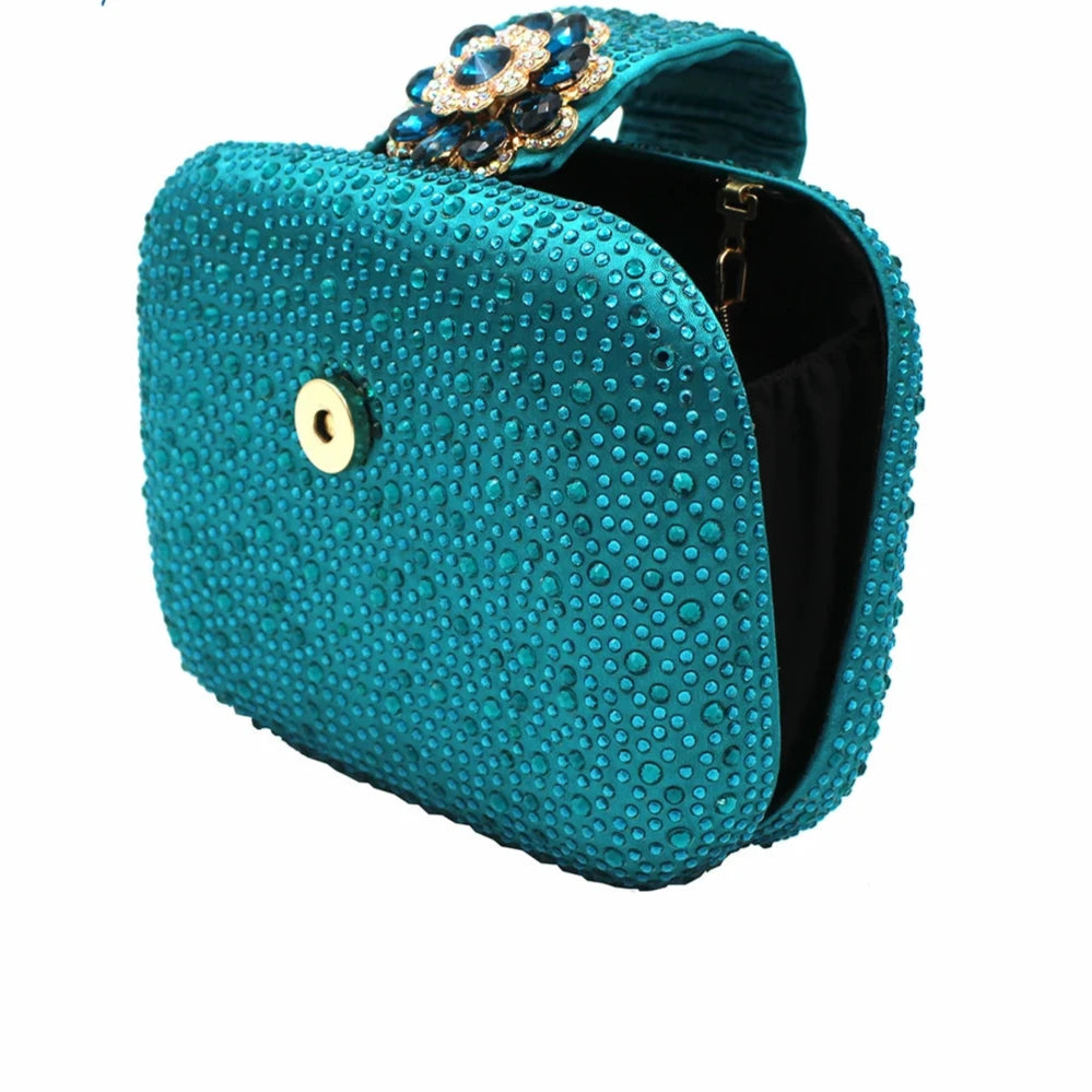 Sac à main italien bleu