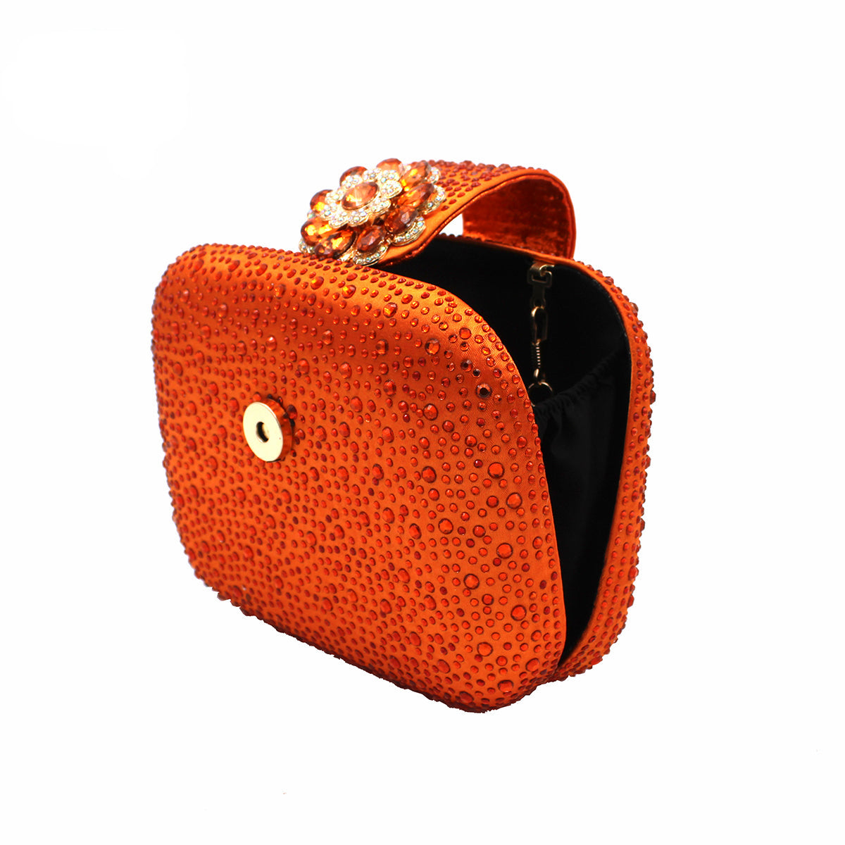 Sac à main italien orange