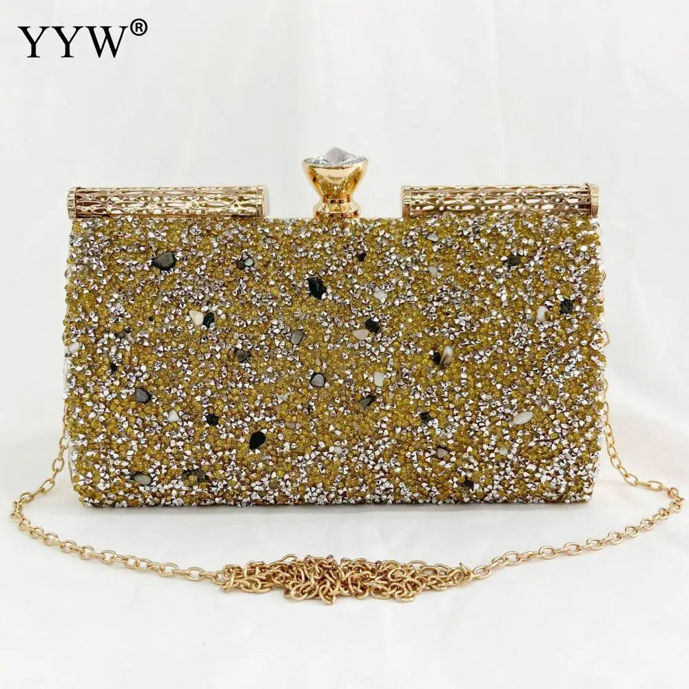 Elegant Evening Clutch Bags For Wedding Party Luxury Bridal Clutch Purse And Handbags For Women Chain Crossbody Bag Bolso Mujer