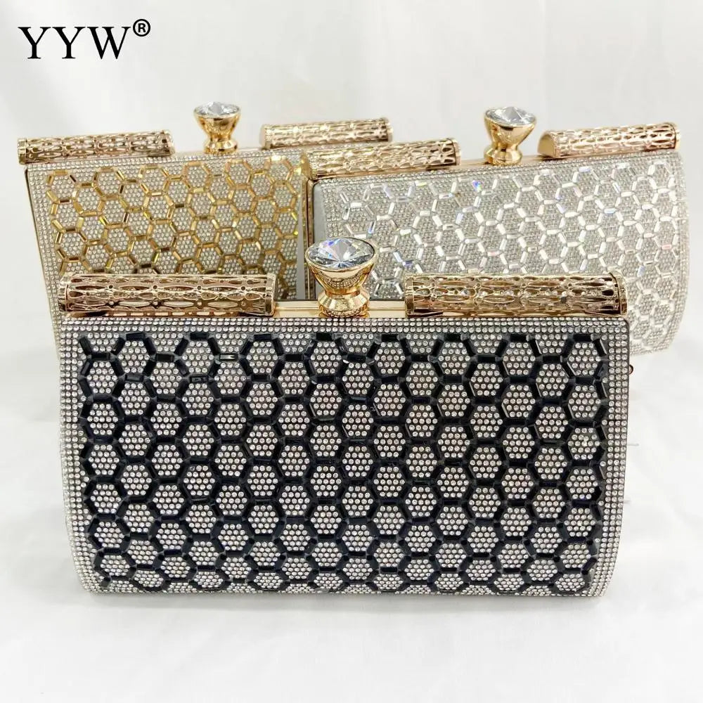 Elegant Evening Clutch Bags For Wedding Party Luxury Bridal Clutch Purse And Handbags For Women Chain Crossbody Bag Bolso Mujer