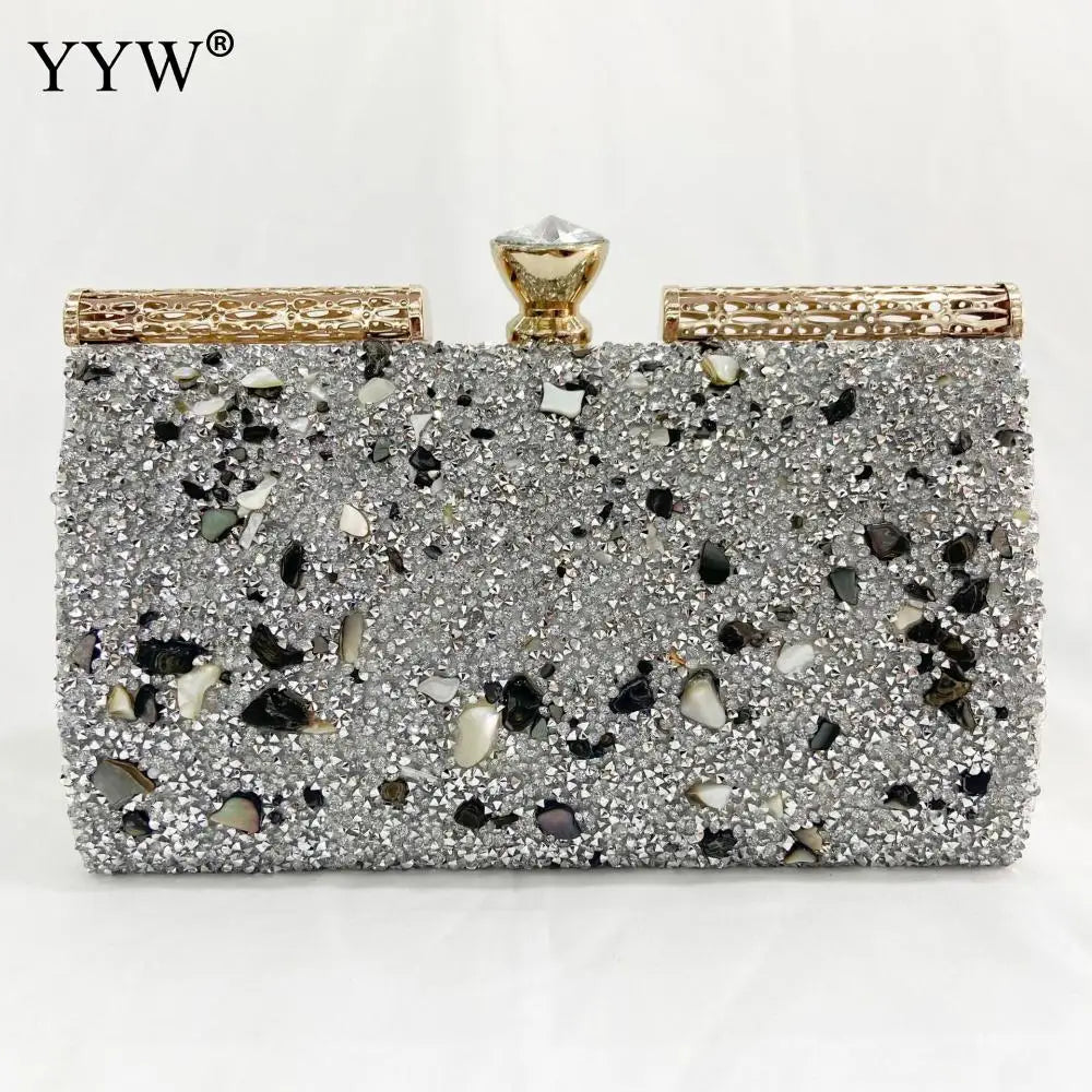 Elegant Evening Clutch Bags For Wedding Party Luxury Bridal Clutch Purse And Handbags For Women Chain Crossbody Bag Bolso Mujer