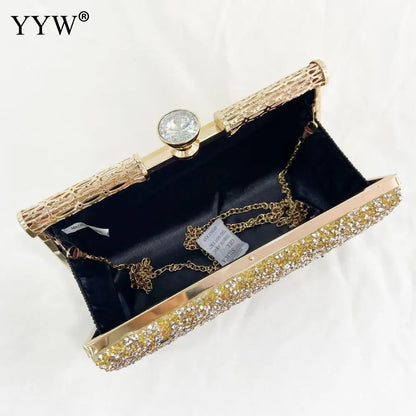 Elegant Evening Clutch Bags For Wedding Party Luxury Bridal Clutch Purse And Handbags For Women Chain Crossbody Bag Bolso Mujer