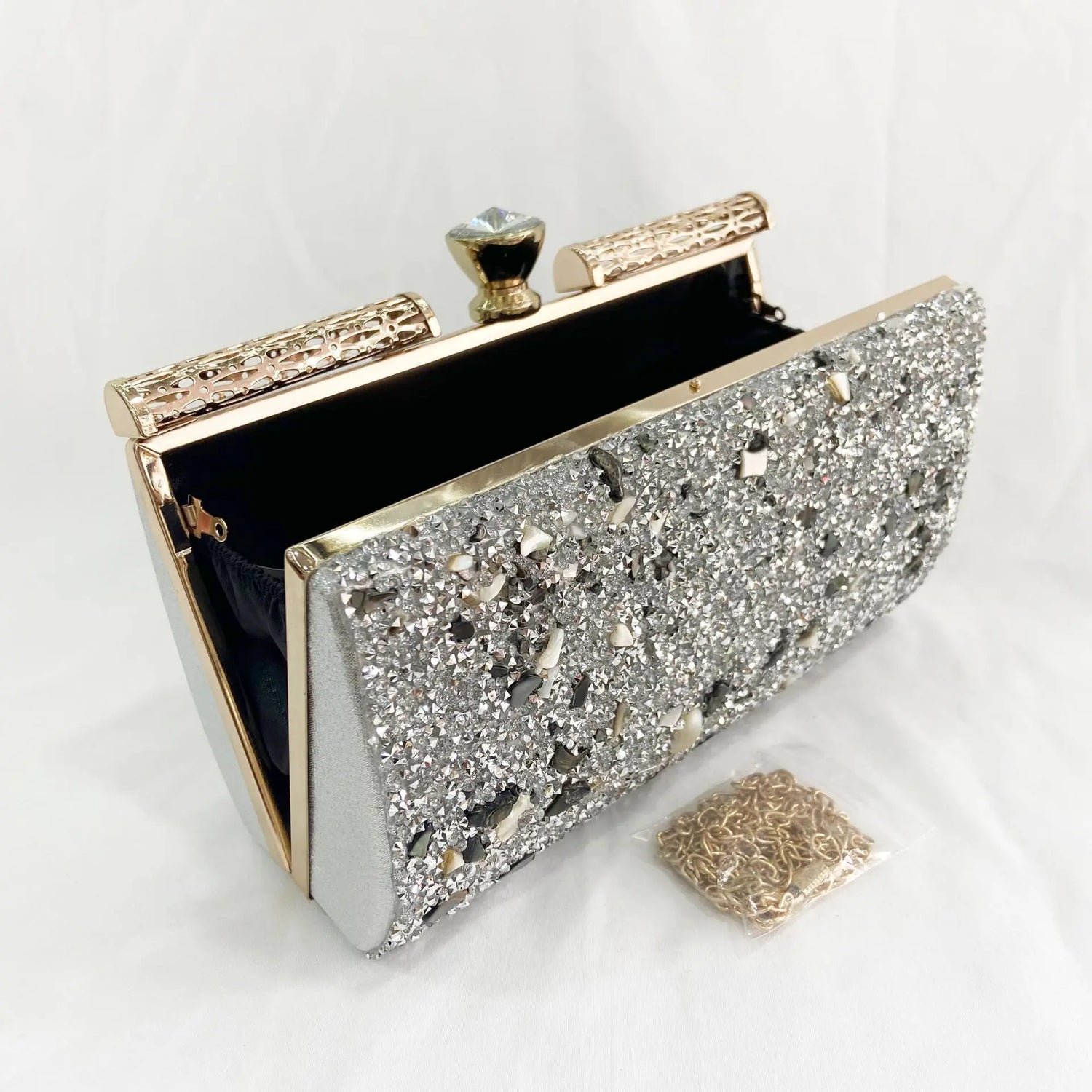 Elegant Evening Clutch Bags For Wedding Party Luxury Bridal Clutch Purse And Handbags For Women Chain Crossbody Bag Bolso Mujer